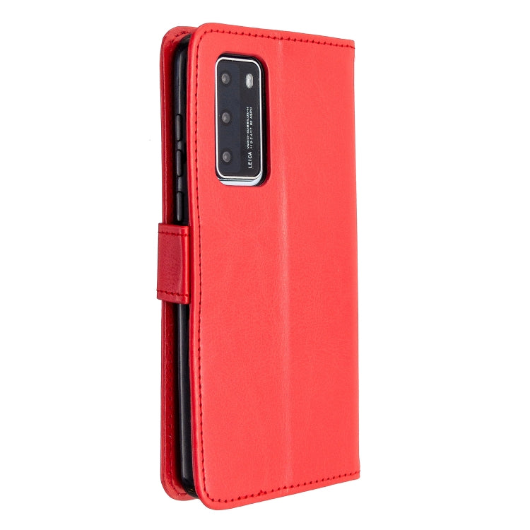 For Huawei P40 Crazy Horse Texture Horizontal Flip Leather Case with Holder & Card Slots & Wallet & Photo Frame