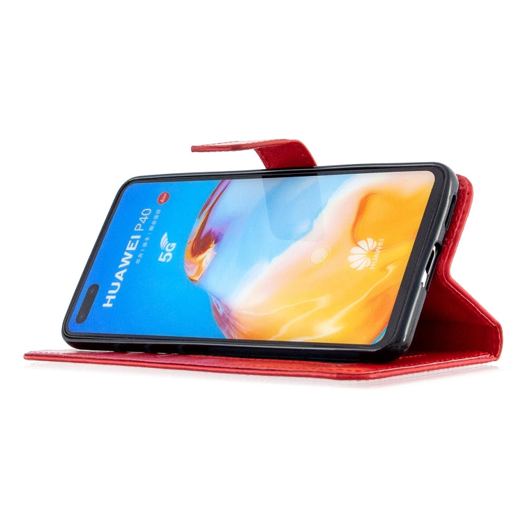 For Huawei P40 Crazy Horse Texture Horizontal Flip Leather Case with Holder & Card Slots & Wallet & Photo Frame