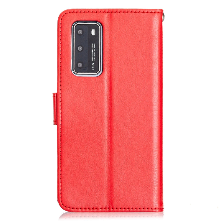 For Huawei P40 Crazy Horse Texture Horizontal Flip Leather Case with Holder & Card Slots & Wallet & Photo Frame