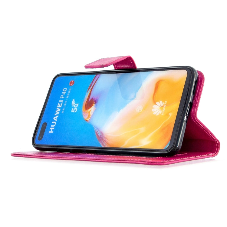 For Huawei P40 Crazy Horse Texture Horizontal Flip Leather Case with Holder & Card Slots & Wallet & Photo Frame