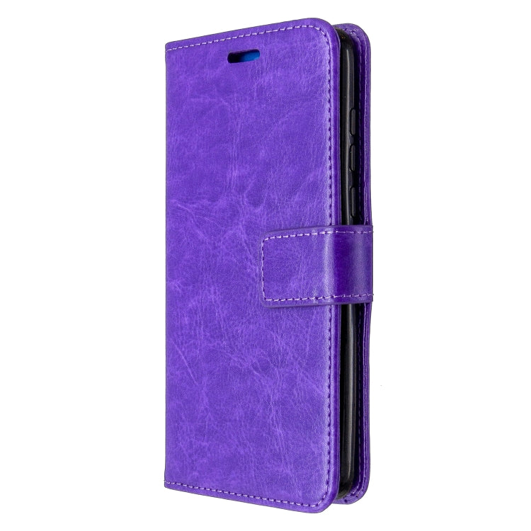 For Huawei P40 Crazy Horse Texture Horizontal Flip Leather Case with Holder & Card Slots & Wallet & Photo Frame