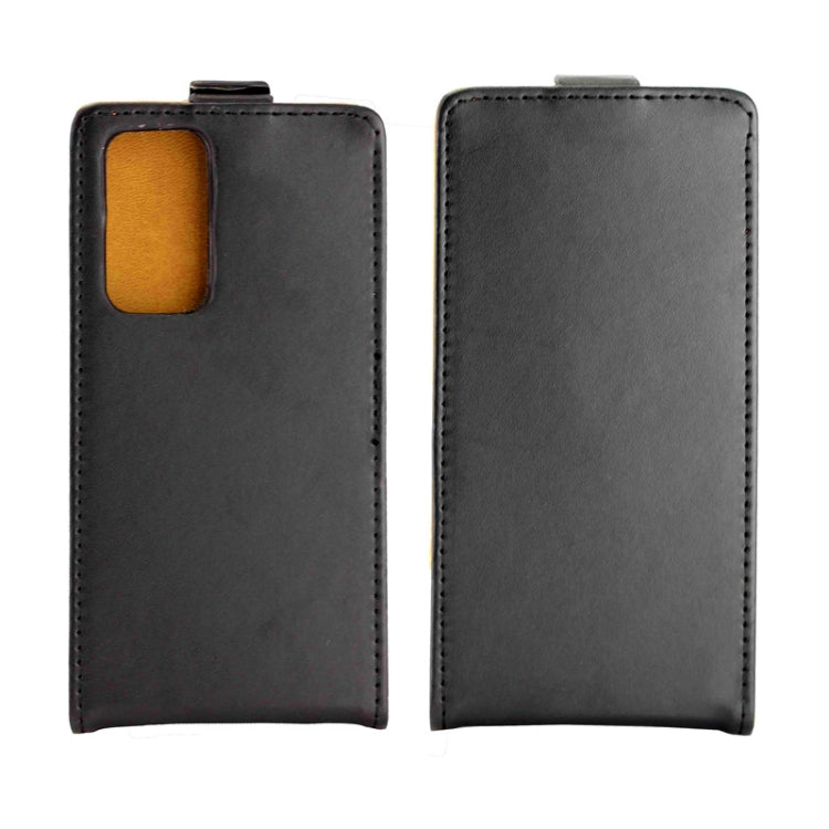 For Huawei P40 Pro Business Style Vertical Flip TPU Leather Case  with Card Slot(Black)