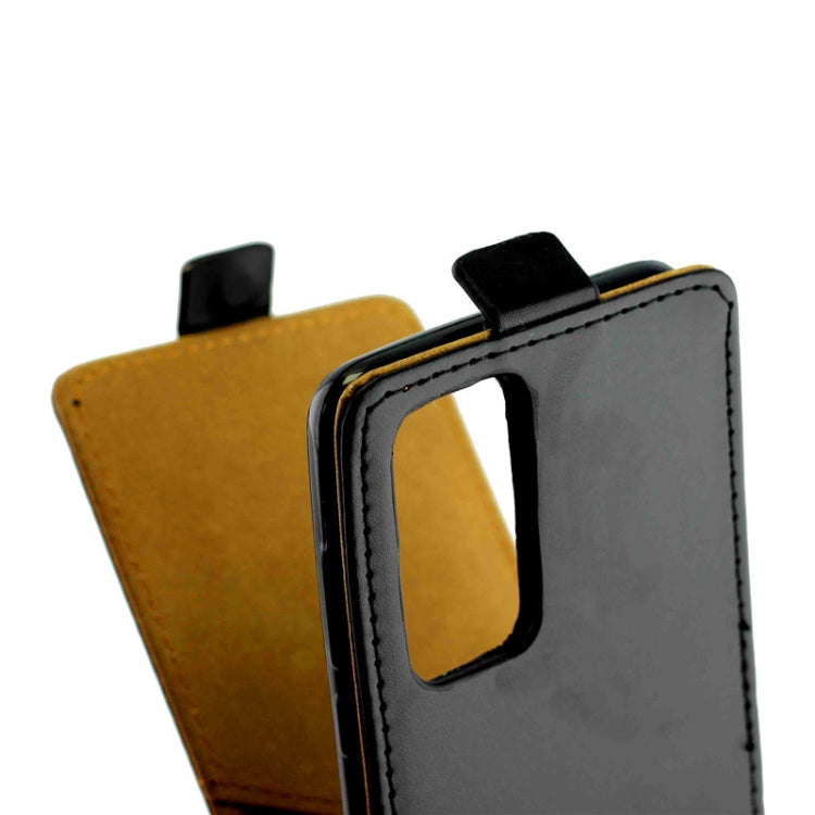 For Huawei P40 Pro Business Style Vertical Flip TPU Leather Case  with Card Slot(Black)