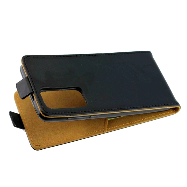 For Huawei P40 Pro Business Style Vertical Flip TPU Leather Case  with Card Slot(Black)