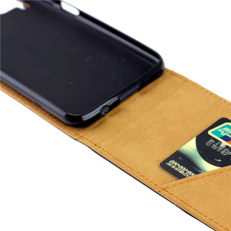 For Huawei P40lite/Nova6Se/Nova7i Business Style Vertical Flip TPU Leather Case  with Card Slot(Black)