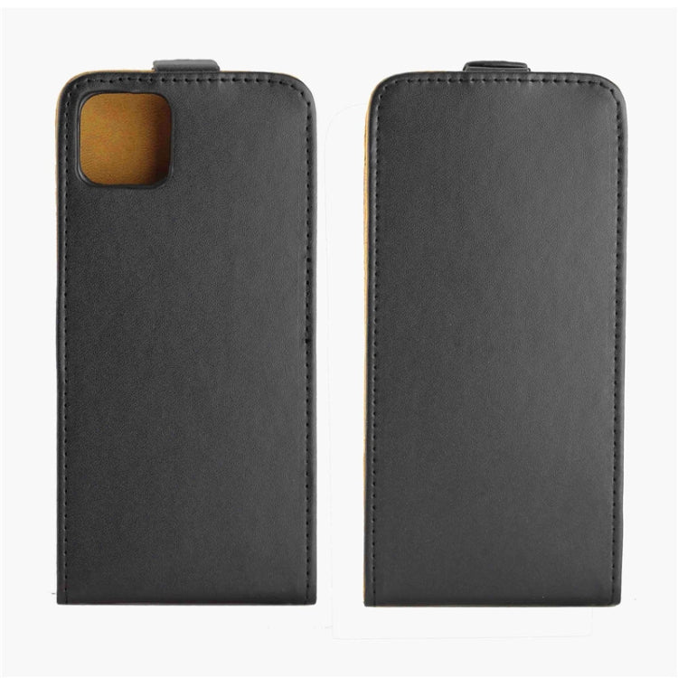 For Google Pixel 4 XL Business Style Vertical Flip TPU Leather Case  with Card Slot(Black)
