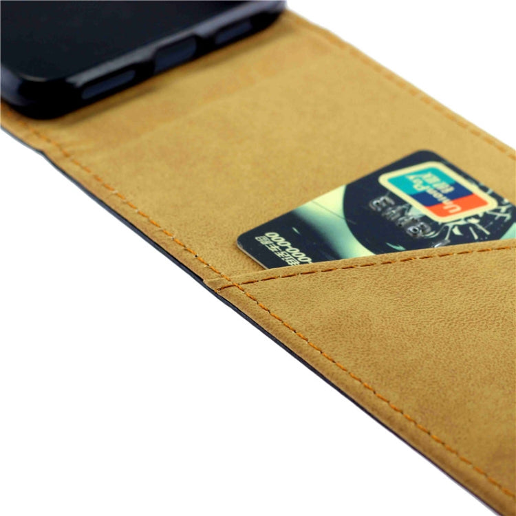 For Google Pixel 4 XL Business Style Vertical Flip TPU Leather Case  with Card Slot(Black)