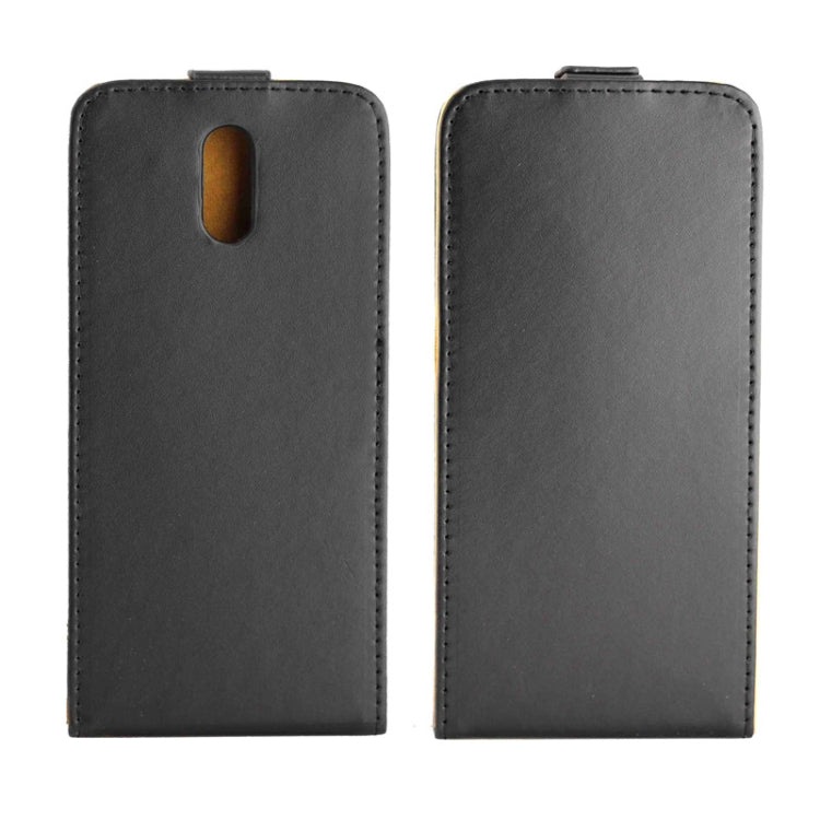 For Nokia 2.3 Business Style Vertical Flip TPU Leather Case  with Card Slot(Black)