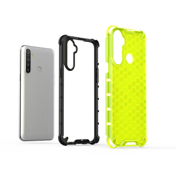 For OPPO Realme 5i  Shockproof Honeycomb PC + TPU Case