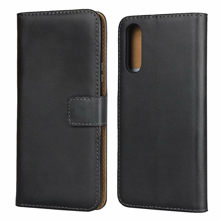 For Sony Xperia 10 II Leather Horizontal Flip Holster With Magnetic Clasp and Bracket and Card Slot and Wallet(Black)