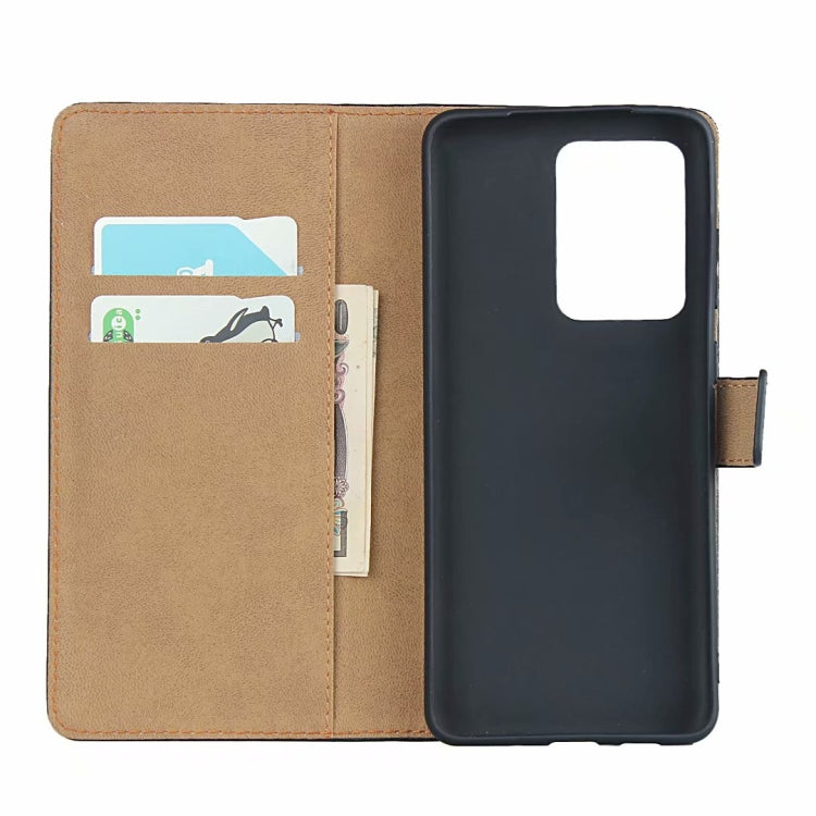 For Galaxy S20 Ultra Leather Horizontal Flip Holster With Magnetic Clasp and Bracket and Card Slot and Wallet(Black)