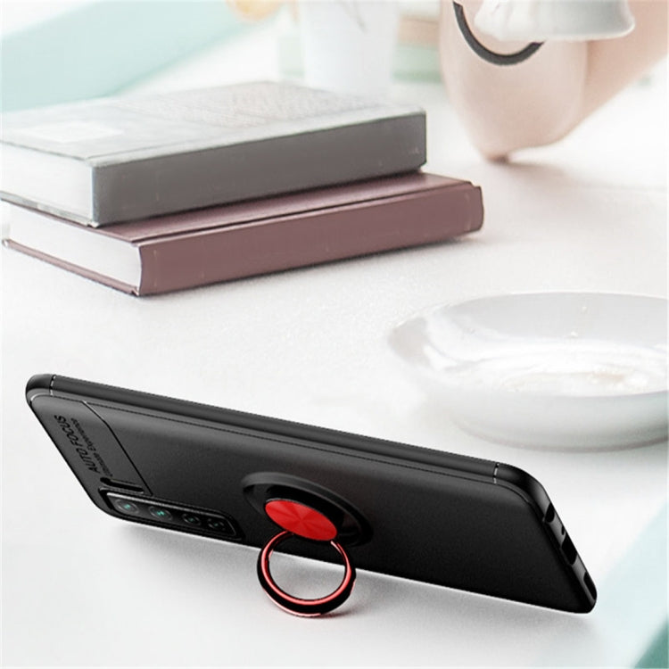 For Huawei Nova 7 SE  Metal Ring Holder 360 Degree Rotating TPU Case