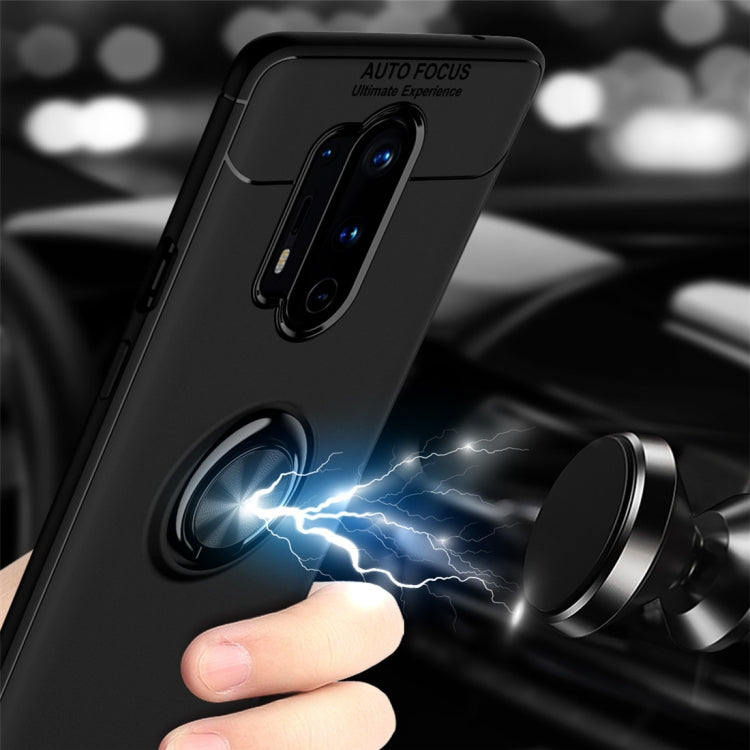 For Oneplus 8 Pro Metal Ring Holder 360 Degree Rotating TPU Case