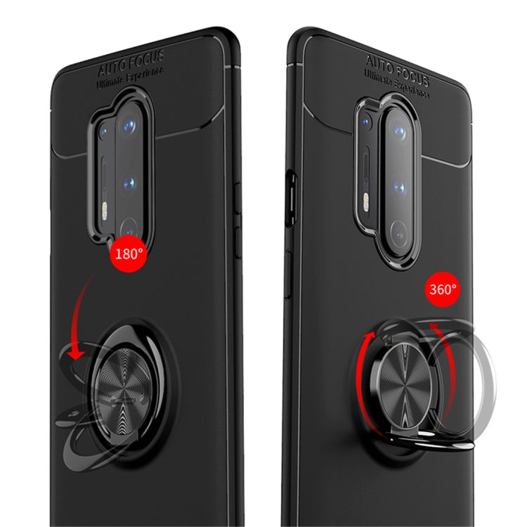 For Oneplus 8 Pro Metal Ring Holder 360 Degree Rotating TPU Case