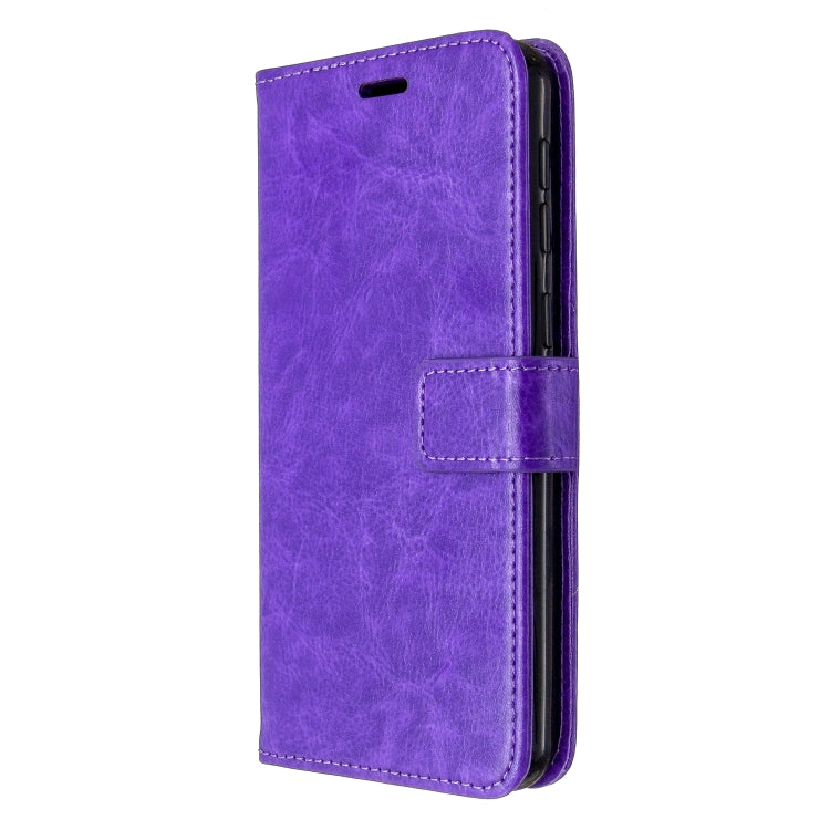 For Galaxy M31 Crazy Horse Texture Horizontal Flip Leather Case with Holder & Card Slots & Wallet & Photo Frame