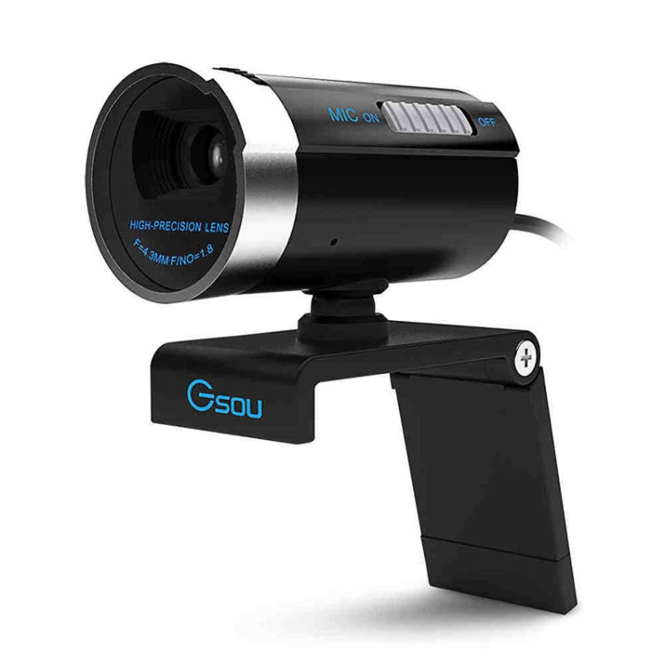 Gsou A20 USB Webcam 1.3 million HD PC Camera Web Cam 360 Degree MIC Clip-on Night  Vision For Skype Computer Desktop