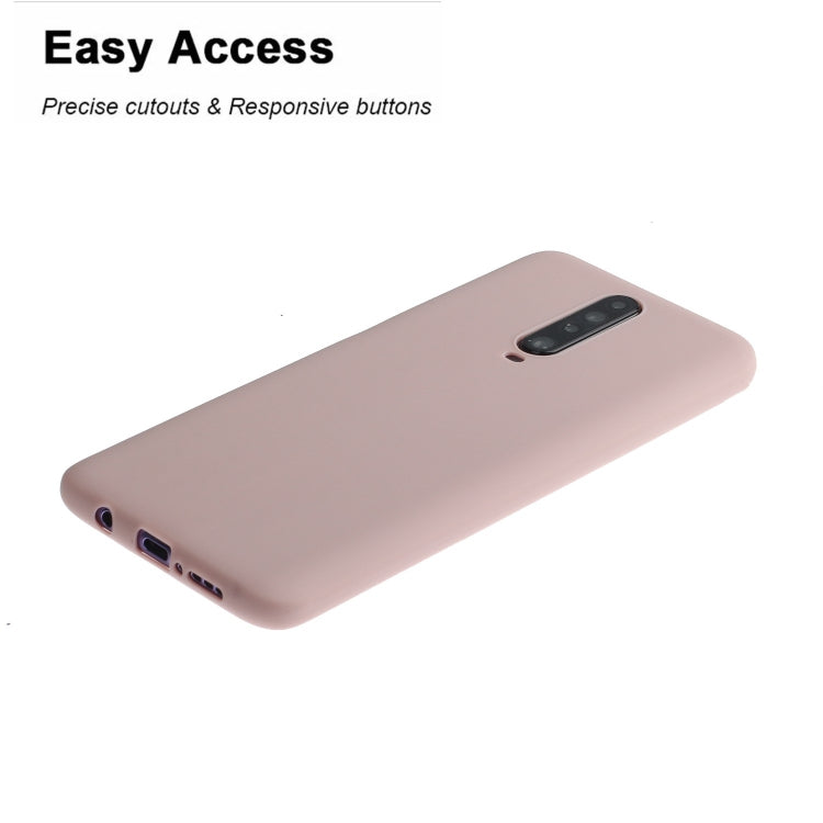 For Xiaomi Redmi K30 Solid Color Frosted TPU  Phone Case