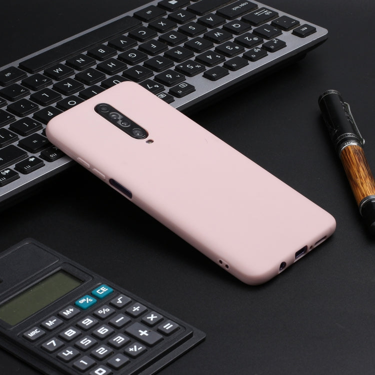 For Xiaomi Redmi K30 Solid Color Frosted TPU  Phone Case