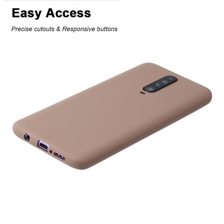 For Xiaomi Redmi K30 Solid Color Frosted TPU  Phone Case