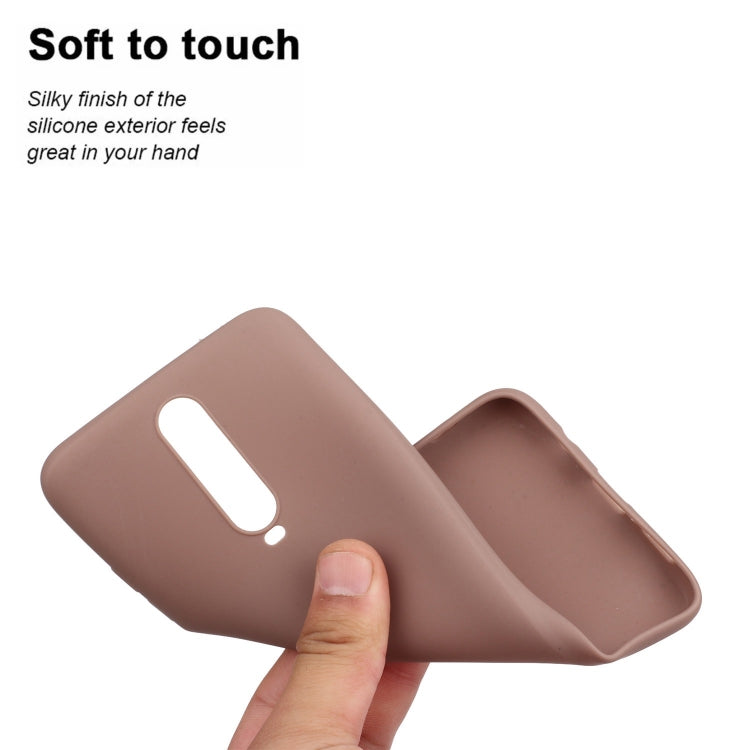 For Xiaomi Redmi K30 Solid Color Frosted TPU  Phone Case