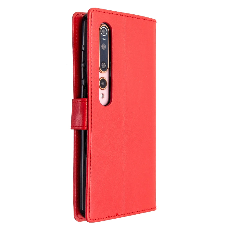 For xiaomi 10 Crazy Horse Texture Horizontal Flip Leather Case with Holder & Card Slots & Wallet & Photo Frame