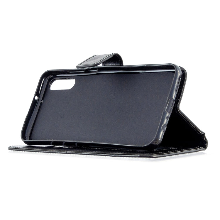 For Huawei Enjoy 10E Crazy Horse Texture Horizontal Flip Leather Case with Holder & Card Slots & Wallet & Photo Frame