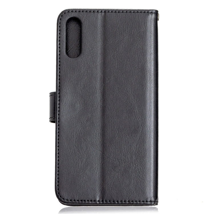 For Huawei Enjoy 10E Crazy Horse Texture Horizontal Flip Leather Case with Holder & Card Slots & Wallet & Photo Frame
