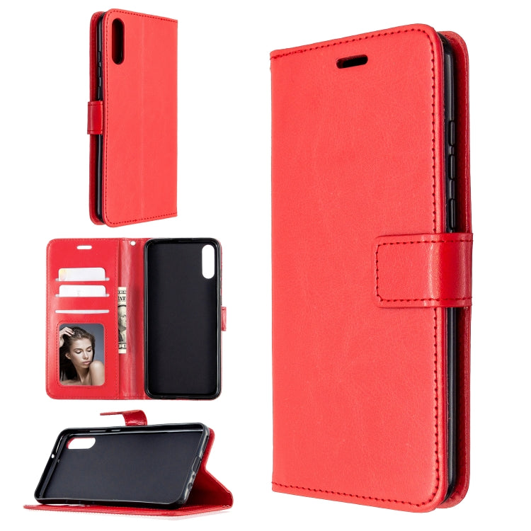 For Huawei Enjoy 10E Crazy Horse Texture Horizontal Flip Leather Case with Holder & Card Slots & Wallet & Photo Frame