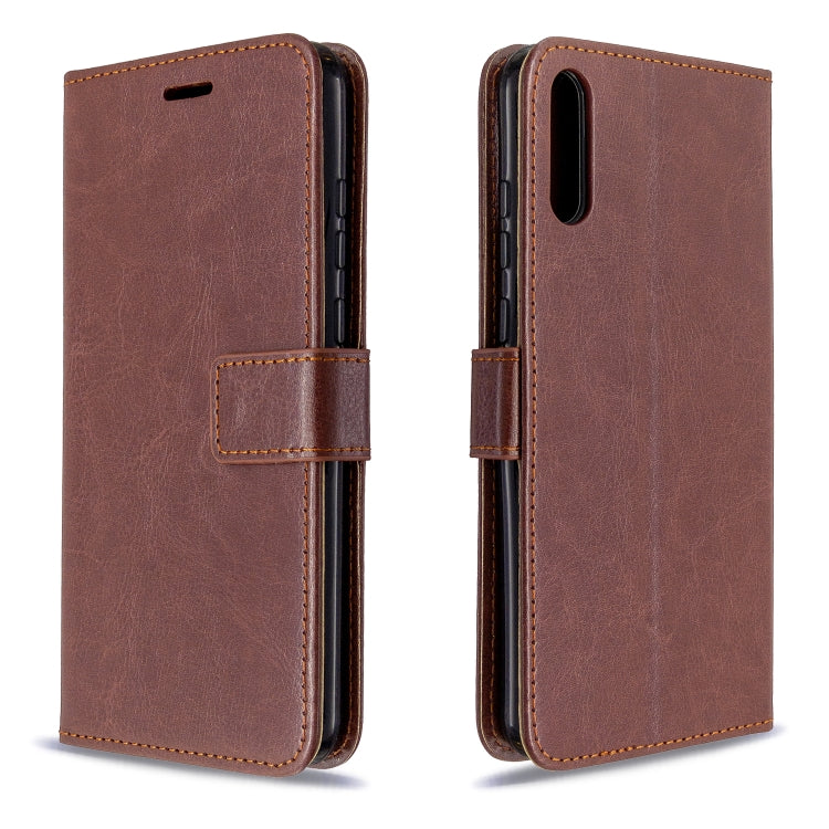 For Huawei Enjoy 10E Crazy Horse Texture Horizontal Flip Leather Case with Holder & Card Slots & Wallet & Photo Frame