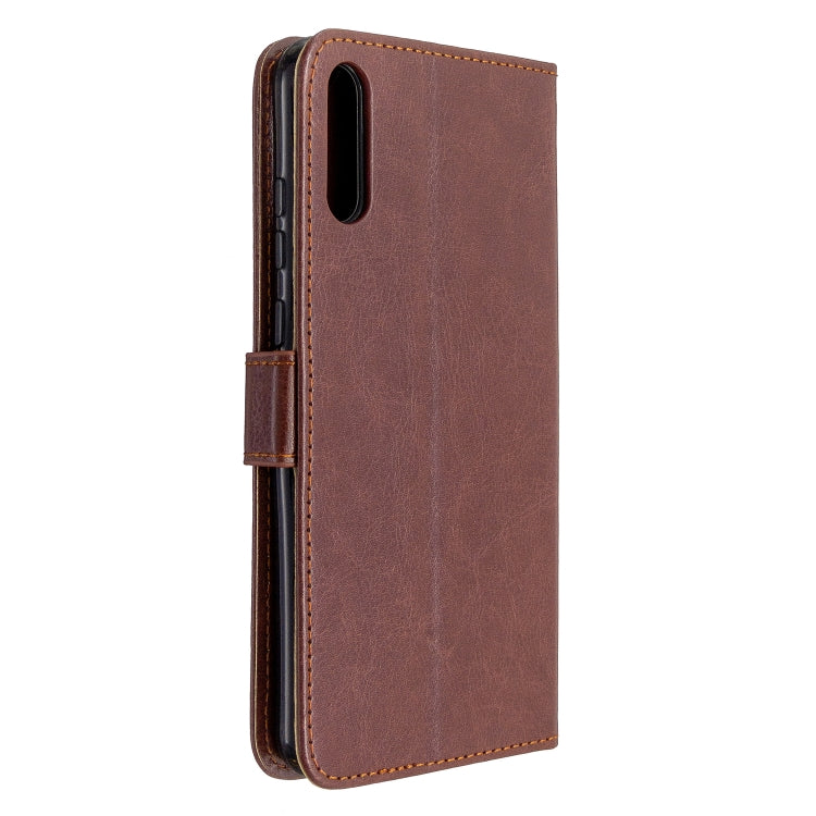 For Huawei Enjoy 10E Crazy Horse Texture Horizontal Flip Leather Case with Holder & Card Slots & Wallet & Photo Frame