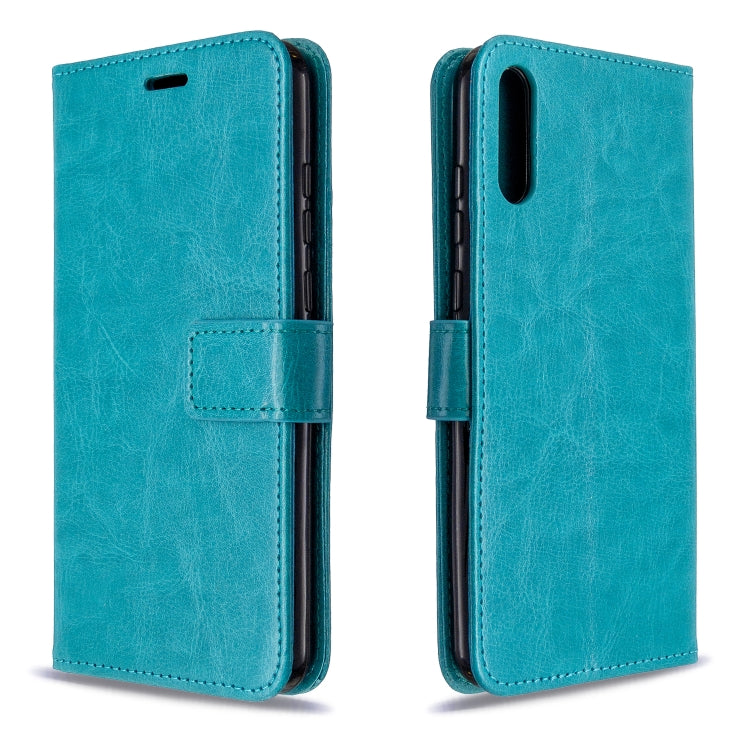 For Huawei Enjoy 10E Crazy Horse Texture Horizontal Flip Leather Case with Holder & Card Slots & Wallet & Photo Frame