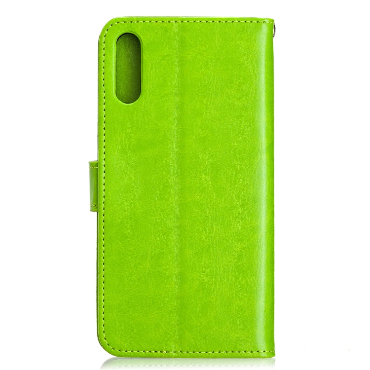 For Huawei Enjoy 10E Crazy Horse Texture Horizontal Flip Leather Case with Holder & Card Slots & Wallet & Photo Frame