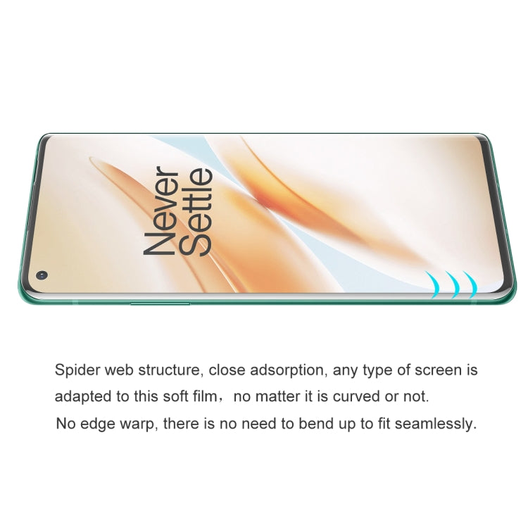 For One Plus 8 Pro ENKAY Hat-Prince 0.1mm 3D Full Screen Protector Explosion-proof Hydrogel Film