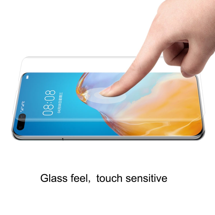 For Huawei P40 2 PCS ENKAY Hat-Prince 0.1mm 3D Full Screen Protector Explosion-proof Hydrogel Film