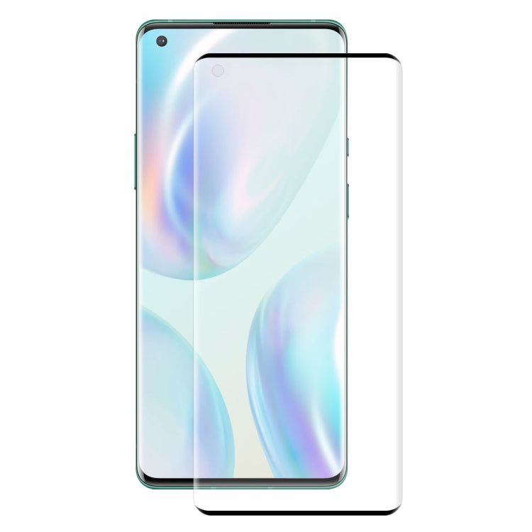 For OnePlus 8 ENKAY Hat-Prince 0.26mm 9H 3D Explosion-proof Full Screen Curved Heat Bending Tempered Glass Film