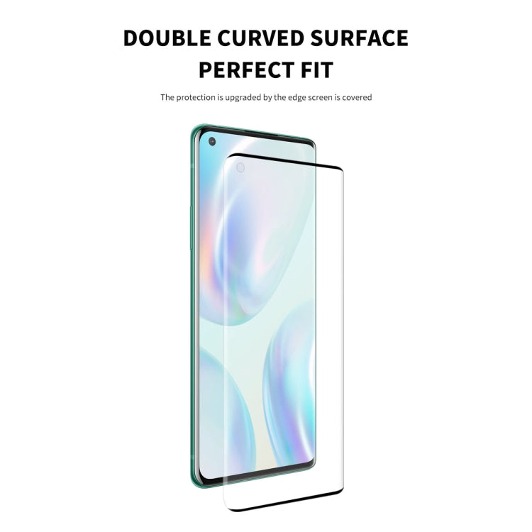 For OnePlus 8 ENKAY Hat-Prince 0.26mm 9H 3D Explosion-proof Full Screen Curved Heat Bending Tempered Glass Film
