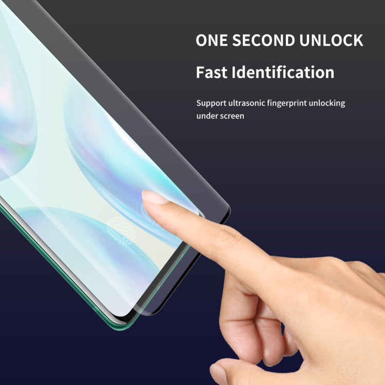 For OnePlus 8 ENKAY Hat-Prince 0.26mm 9H 3D Explosion-proof Full Screen Curved Heat Bending Tempered Glass Film