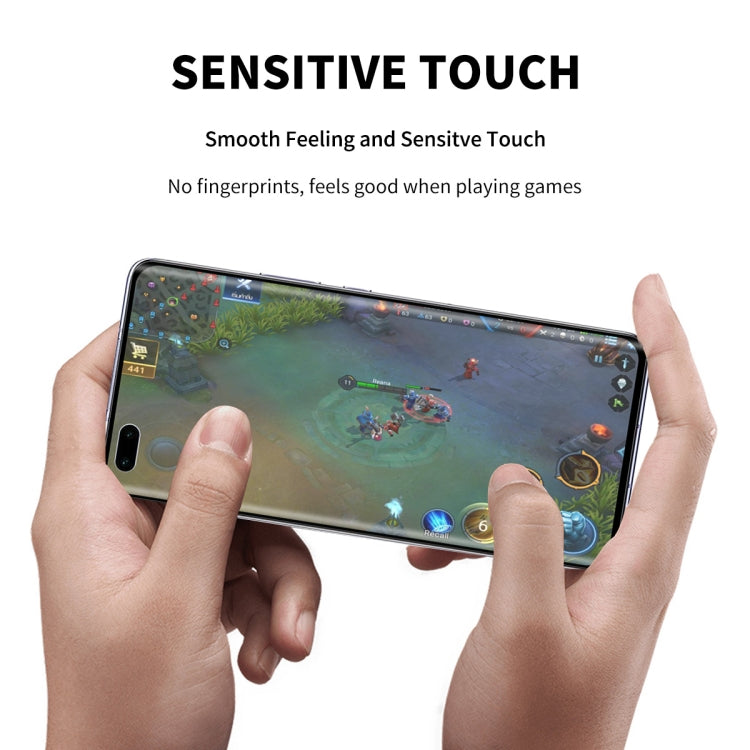 For Huawei Nova 7 Pro ENKAY Hat-Prince 0.26mm 9H 3D Explosion-proof Full Screen Curved Heat Bending Tempered Glass Film