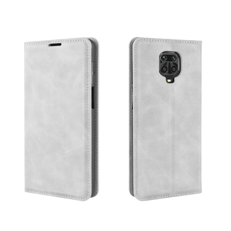 For Xiaomi Redmi Note 9 Pro / Note 9S / Note 9 Pro Max Retro-skin Business Magnetic Suction Leather Case with Holder & Card Slots & Wallet