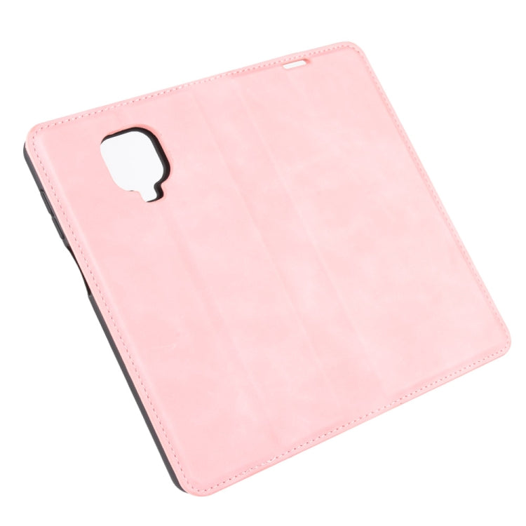 For Xiaomi Redmi Note 9 Pro / Note 9S / Note 9 Pro Max Retro-skin Business Magnetic Suction Leather Case with Holder & Card Slots & Wallet