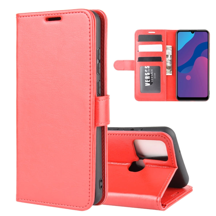 For Huawei Honor Play 9A R64 Texture Single Horizontal Flip Protective Case with Holder & Card Slots & Wallet& Photo Frame