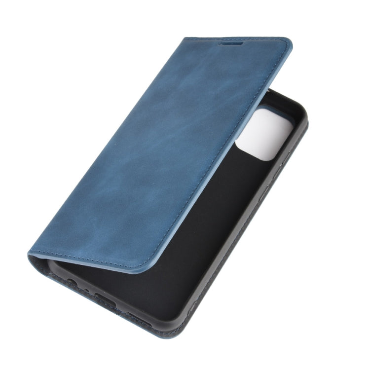 For Huawei Honor Play 9A Retro-skin Business Magnetic Suction Leather Case with Holder & Card Slots & Wallet