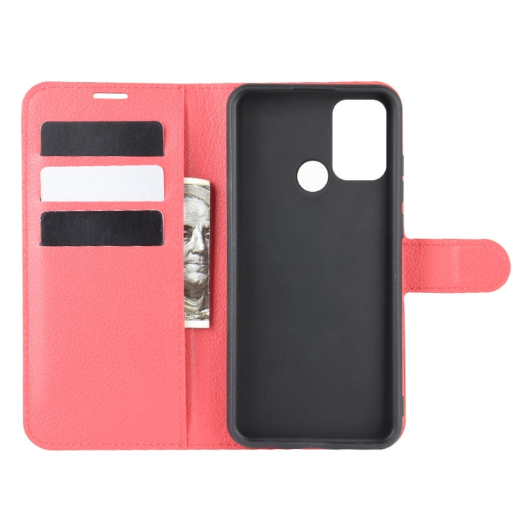 For Huawei Honor Play 9A Litchi Texture Horizontal Flip Protective Case with Holder & Card Slots & Wallet