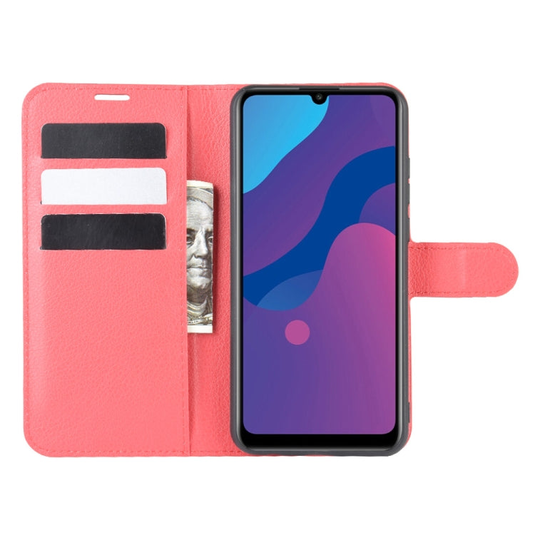 For Huawei Honor Play 9A Litchi Texture Horizontal Flip Protective Case with Holder & Card Slots & Wallet