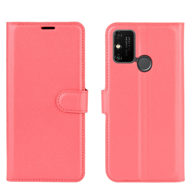 For Huawei Honor Play 9A Litchi Texture Horizontal Flip Protective Case with Holder & Card Slots & Wallet