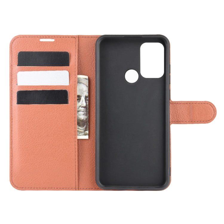For Huawei Honor Play 9A Litchi Texture Horizontal Flip Protective Case with Holder & Card Slots & Wallet