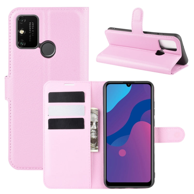 For Huawei Honor Play 9A Litchi Texture Horizontal Flip Protective Case with Holder & Card Slots & Wallet