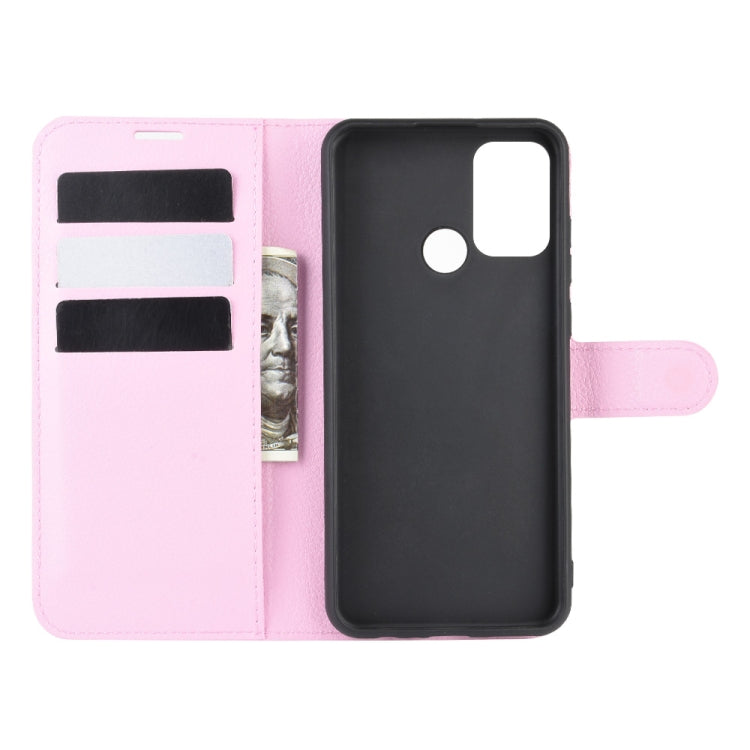 For Huawei Honor Play 9A Litchi Texture Horizontal Flip Protective Case with Holder & Card Slots & Wallet