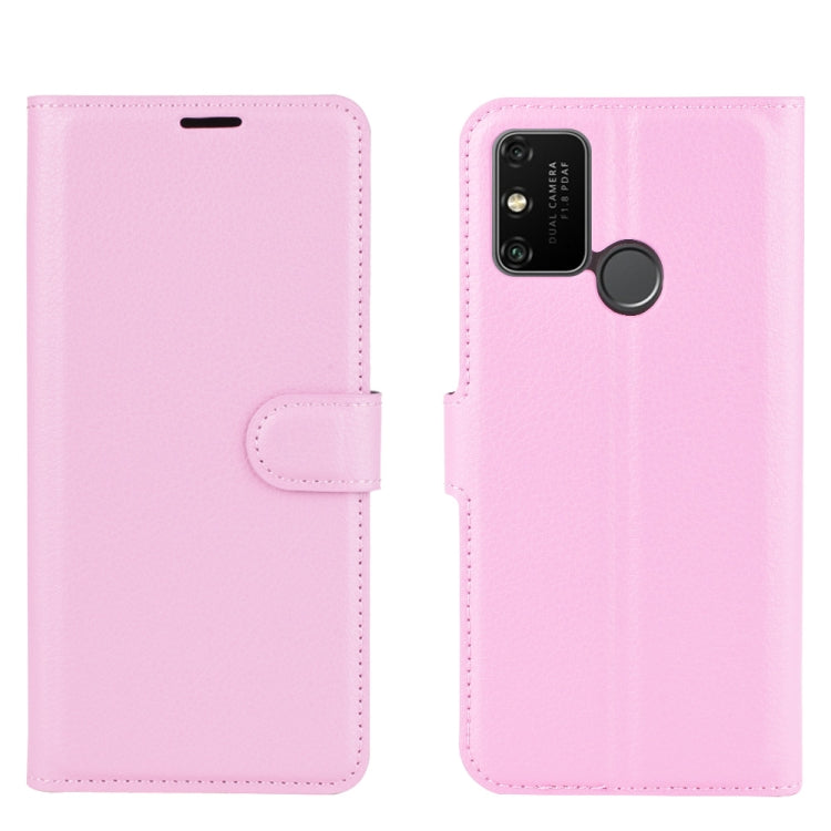 For Huawei Honor Play 9A Litchi Texture Horizontal Flip Protective Case with Holder & Card Slots & Wallet