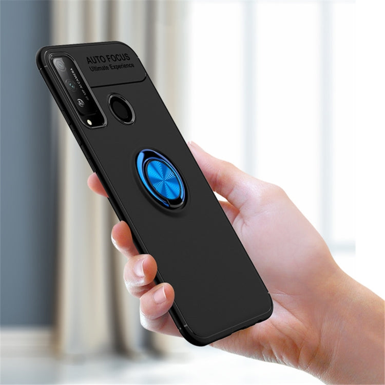 For Huawei Honor 4T Metal Ring Holder 360 Degree Rotating TPU Case